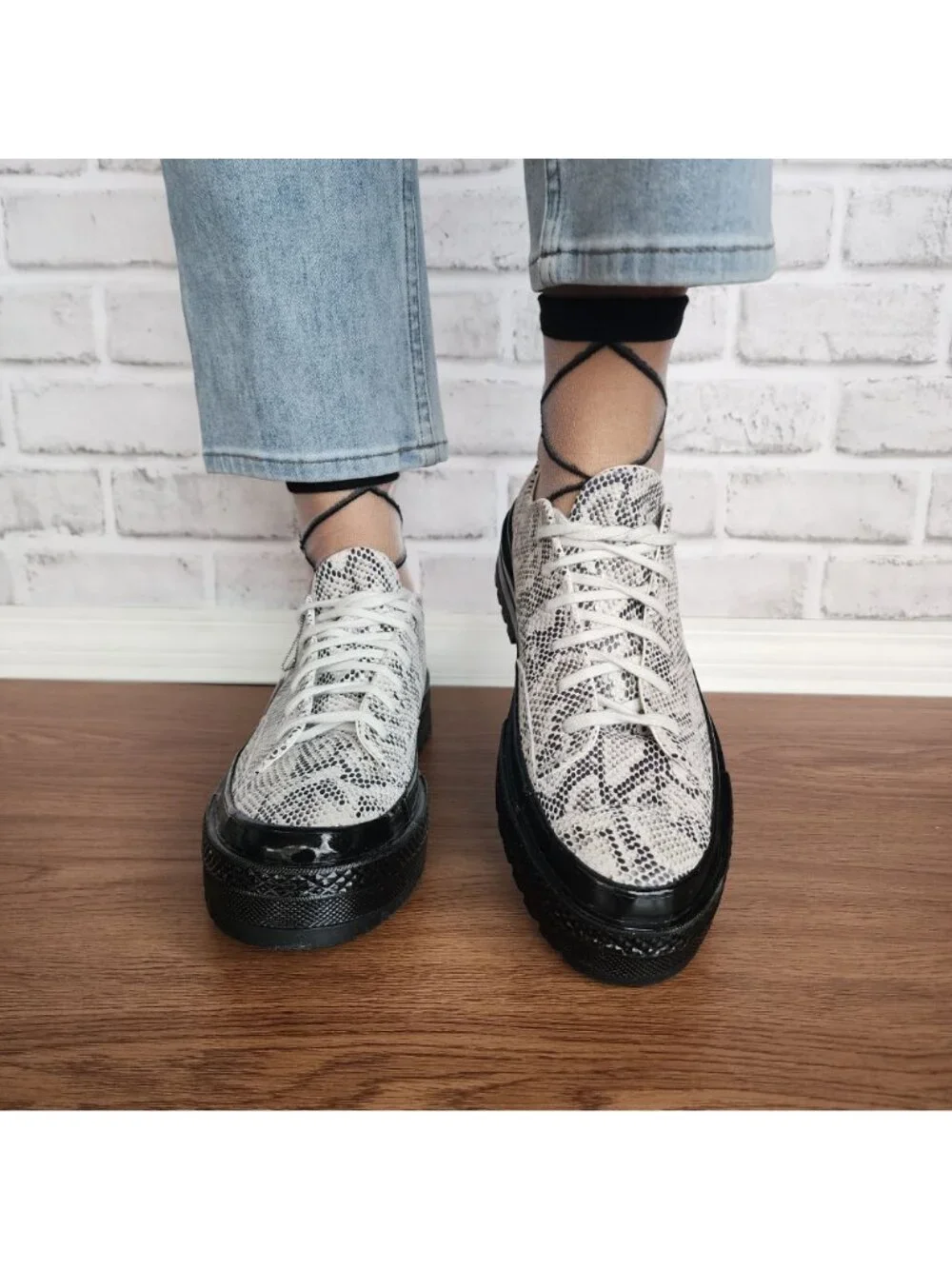 ⭐Converse Chuck 70 National Suede Snake Print Platform Sz 8 Womens Shoes A15045C - Picture 4 of 15